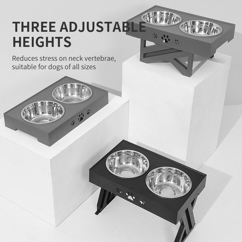 Elevated Dog Bowls 3 Adjustabl - Royal Canin Food Medium ulasan dan harga