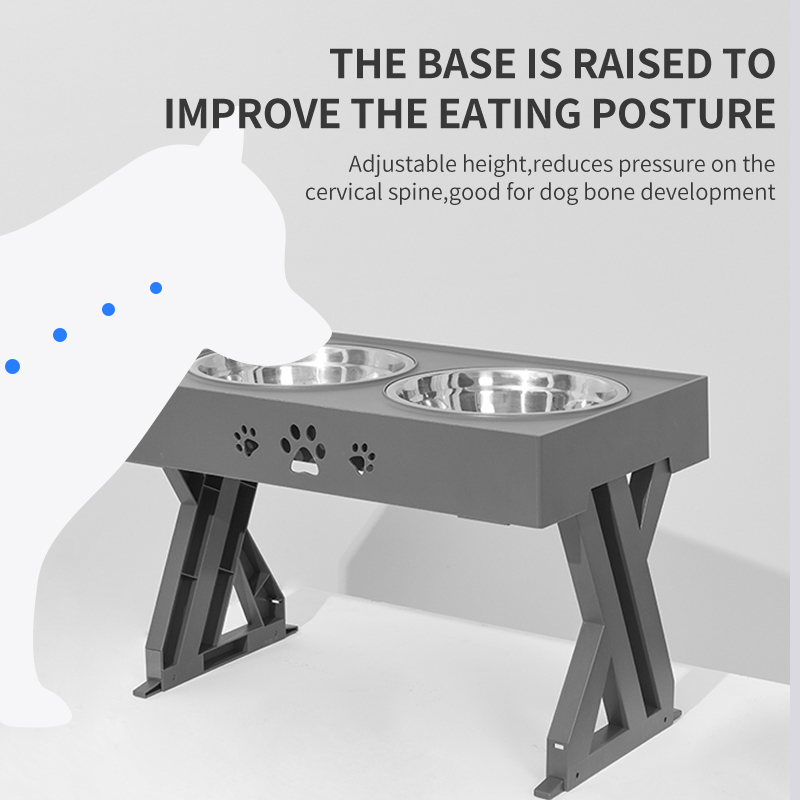 Elevated Dog Bowls 3 Adjustabl - Royal Canin Food Medium ulasan dan harga