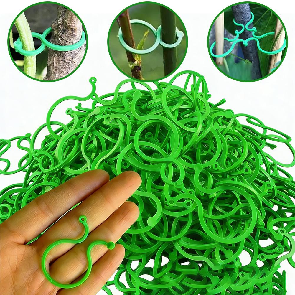 100 Pcs Plant Support Clips He - Vine Climbing Plastic ulasan dan harga