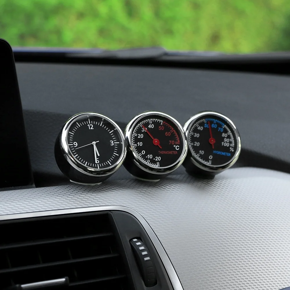 Mini Car Digital Clock With Th - Digital Hygrometer Probe ulasan dan harga
