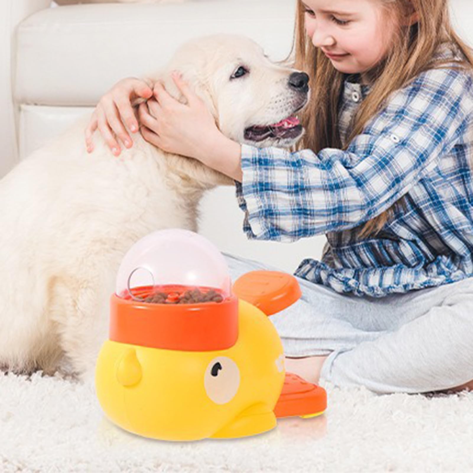 Pet slow food bowl, duck dog s - Royal Canin Food Medium ulasan dan harga