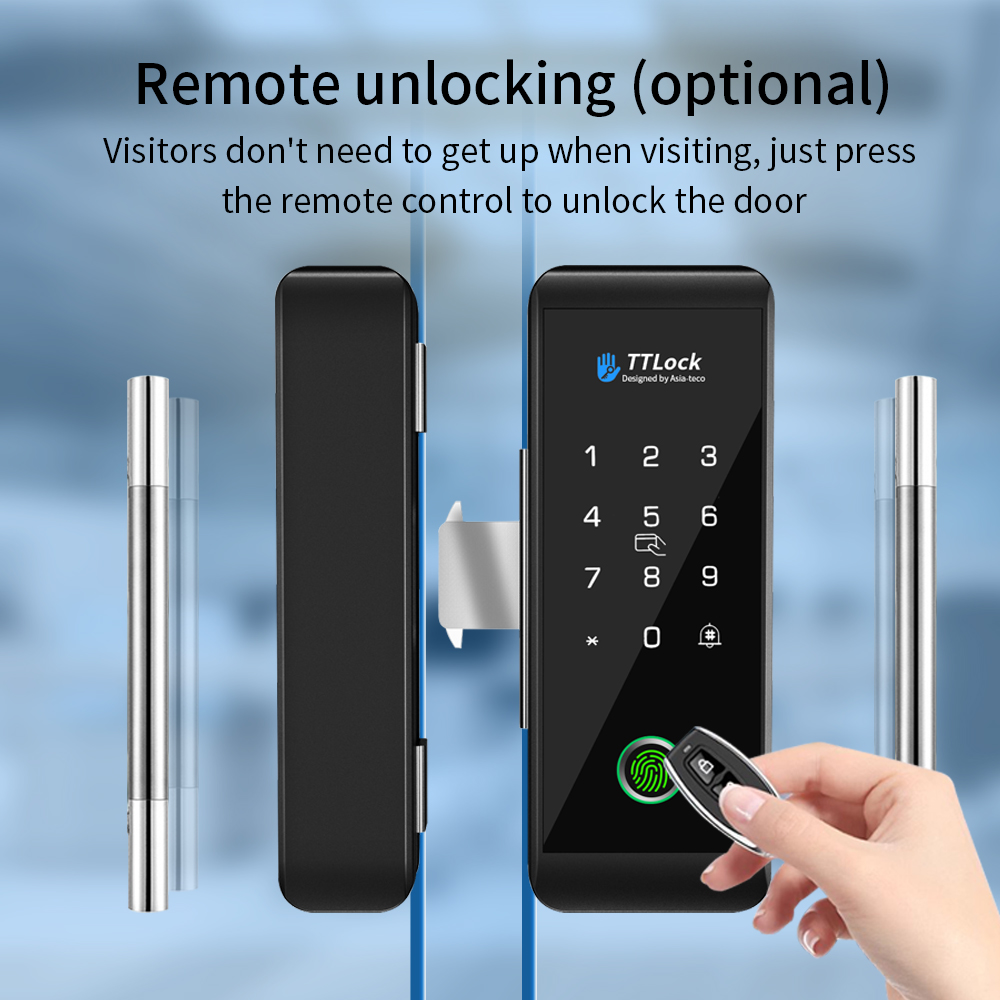 TTLOCK Smart Glass lock Finger - Glass Door Hinge ulasan dan harga