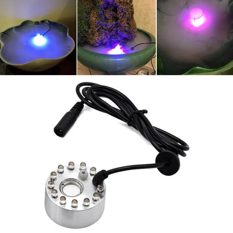 12 LED Atomizer Electric Air H - Terrarium Fogger Ultrasonic ulasan dan harga