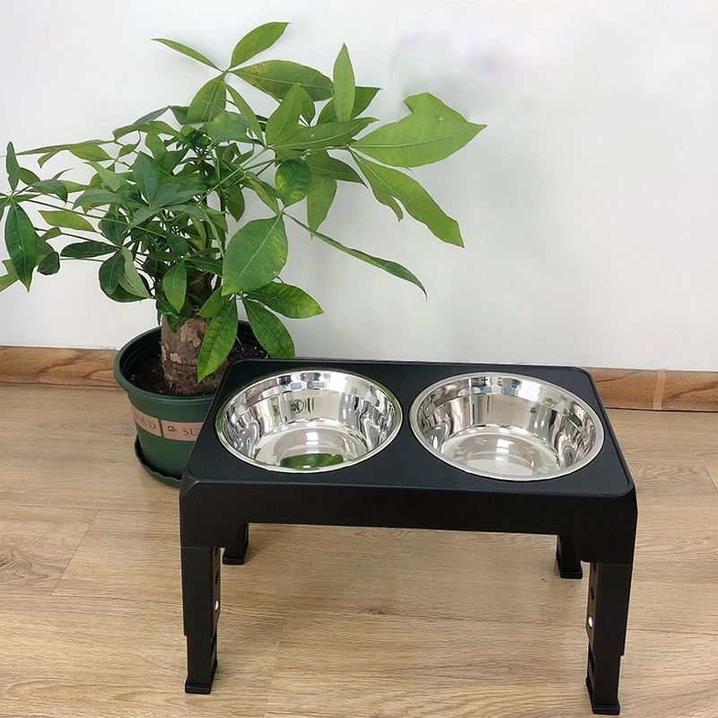 Adjustable Elevated Dog Feeder - Royal Canin Food Medium ulasan dan harga